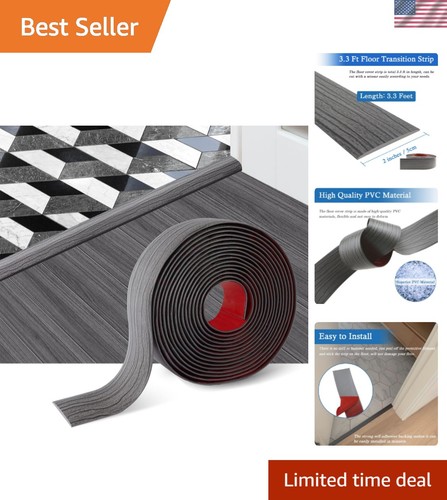Floor transition strip self - transition,