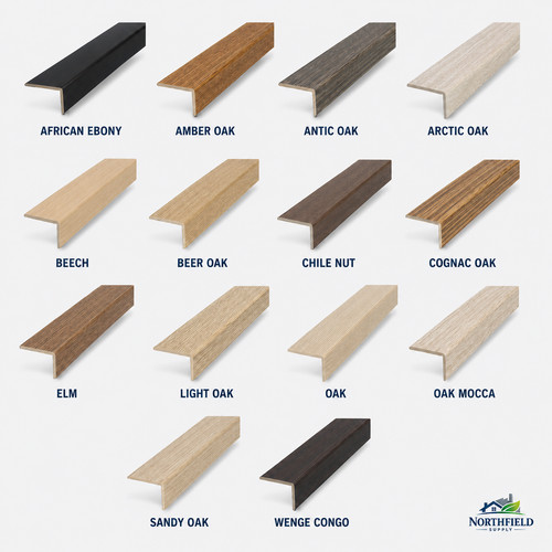 Upvc wood effect - wood, nosing