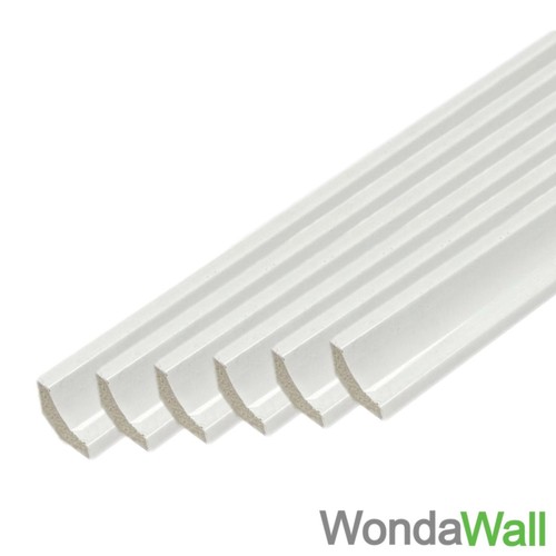 White polymer scotia beading - white,
